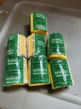 Bernat Latch Hook Rug Yarn Pre-Cut 100 Acrylic 7 Packages 3 Different Golds 