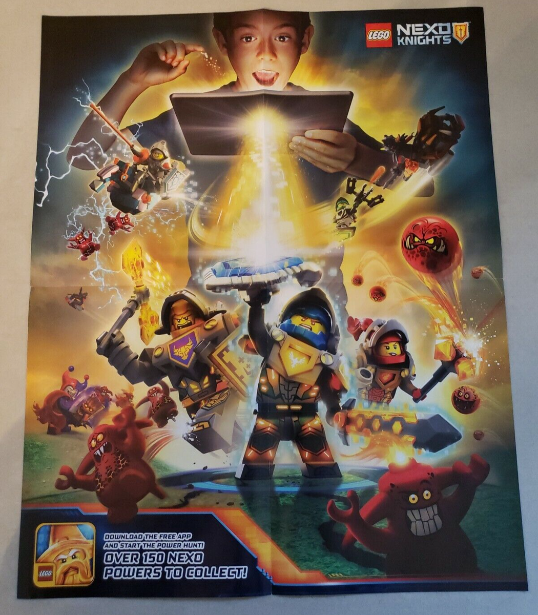 2016 LEGO Nexo Knights Double Sided 16x20 Cartoon Network