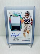 2023 Panini Flawless Collegiate DEUCE VAUGHN Rookie Auto Patch /25 #RPAV-BEV