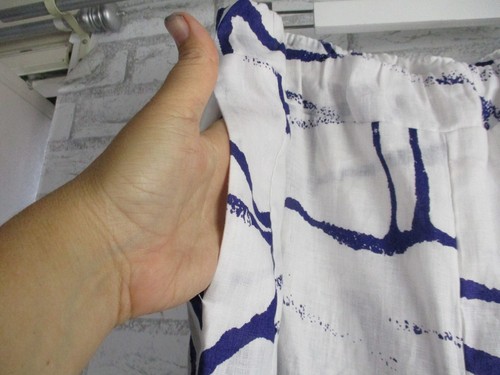 Taking Shape women 2 pc set jemima linen tunic top 22 &crop pant 24 white/purple - Picture 15 of 19