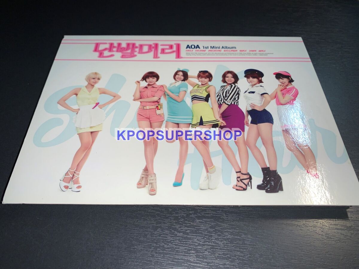 AOA サイン入り  1st mini album  short hair AOA サイン入り 1st mini album short hair AOA 1st Mini Album