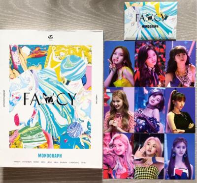 TWICE/FANCY/MONOGRAPH/トレカ！ TWICE Fancy monograph Photobook K-Pop 2019 149P 9 PHOTOCARDS | eBay