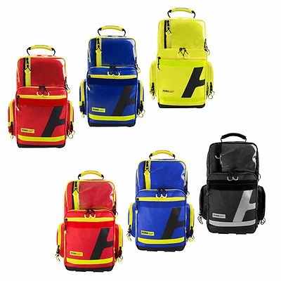 HUM AeroCase Pro1R PLC1 Notfallrucksack Rot Blau Schwarz Gelb Rettungsdienst Notarzt