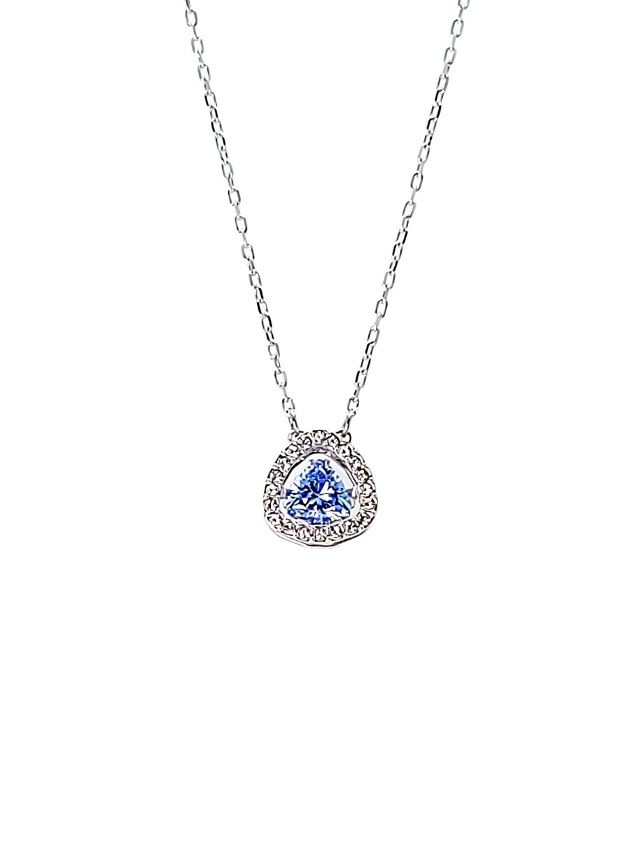New Authentic SWAROVSKI Rhodium Blue Sparkle Crystal Millenia