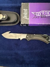 Vintage 2004 Gil Hibben Custom Alaskan Pro Guide Guthook Folder GH2039