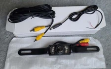 Waterproof Rear-View License Plate Car Rear Backup Camera 7 LED As pictured