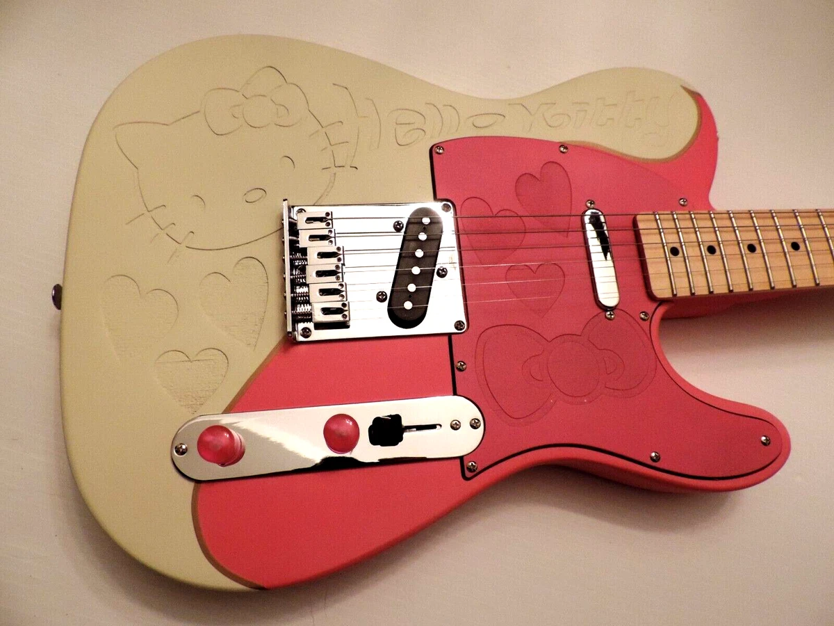 FENDER TELECASTER HELLO KITTY BY DDCC CUSTOMIZED TELE GUITAR PRE