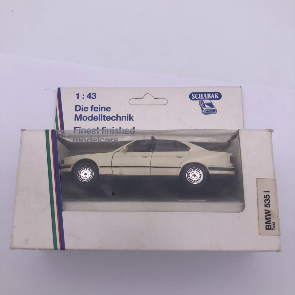 Schabak BMW 535 i Taxi - 1151 - Cream Colour 1:43 - Die Cast Scale Model Car - Image 2 of 4