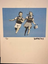BANKSY COA Vintage Original Art Print Poster Lithograph Signed Limited