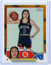 2023-24 Topps McDonald's Chrome SOFIA BELL Orange Ball Refractor RC Rookie 16/25