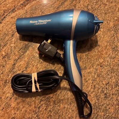 BaByliss PRO Nano Titanium Professional Hair Dryer - Blue