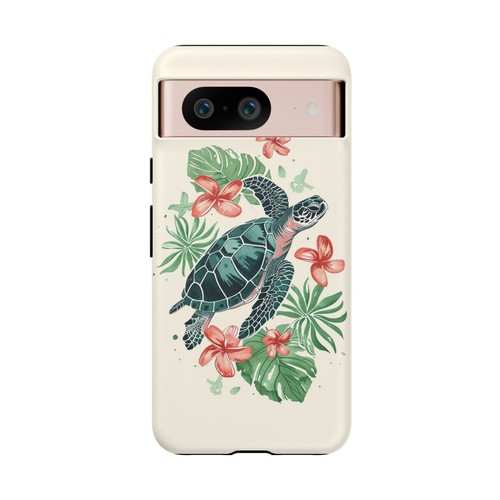 Tropical Turtle Island Flower Phone Case for iPhone, Samsung Galaxy, Pixel - Picture 166 of 175
