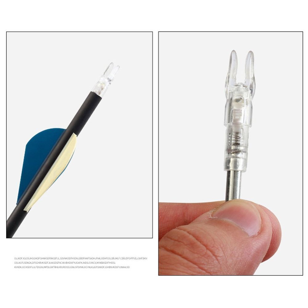 3pcs HighVisibility Lighted Nock Universal Archery Nocks LED Arrow