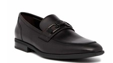 Bruno Magli Men's Black Fermo Leather Loafer MSRP 425