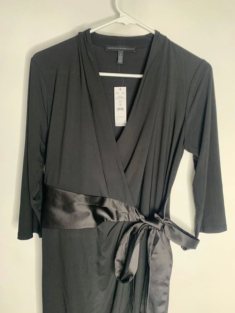 White house black market wrap dress cheap