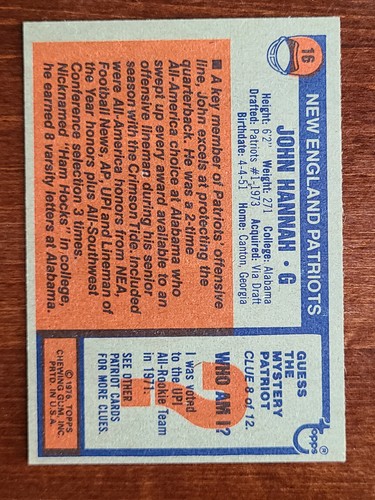 Tarjetas de fútbol americano Topps 1976 completan tu conjunto que elijas elegir cada una #1 - 169 - Imagen 21 de 255