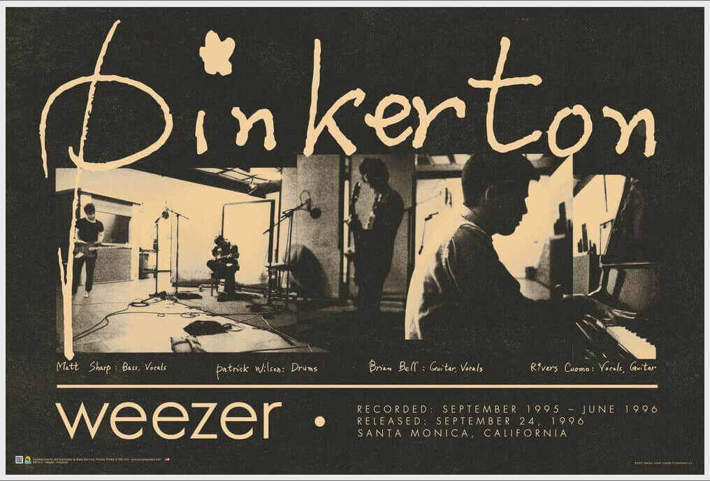 Weezer Poster - Pinkerton Group - 36.5