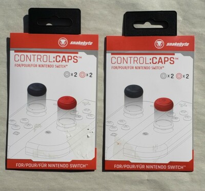 8 Nintendo Switch Controller Caps 2- 4packs - Snakebyte Swith Caps.   P3