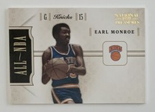 2010-11 National Treasures Basketball  All NBA  Card #7 Earl Monroe # 15/25 Nice