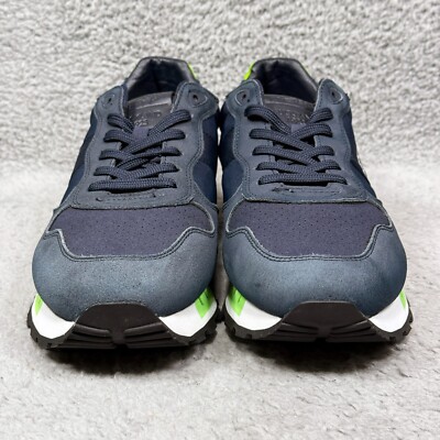 NZA Aukland 1923 Mens Size 10 Low Top Sneakers Shoes Blue Green Suede Comfort NZA Aukland 1923 Mens Size 10 Low Top Sneakers Shoes Blue  main image 2