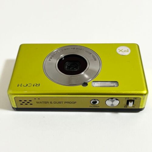 Ricoh PX Lime Green 5X Optical Zoom 16MP Digital Camera Working Digicam Used JP - Picture 4 of 6