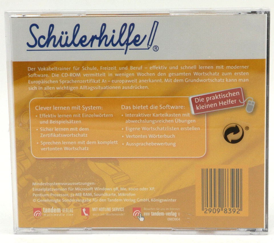 Schülerhilfe Vokabeltrainer Spanisch Anfänger CD ROM / CD538 - Bild 2 von 2
