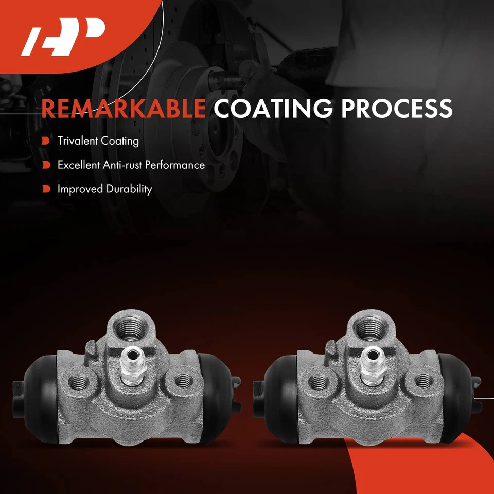 2 задних цилиндра барабанного тормоза для водителя и пассажира для Ford Festiva 88-93 - Изображение 3 из 4