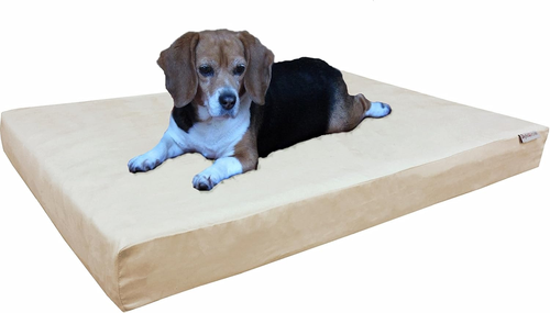 Waterproof Memory Foam Dog Bed for Medium Dogs with Washable Cover and Extra Pet