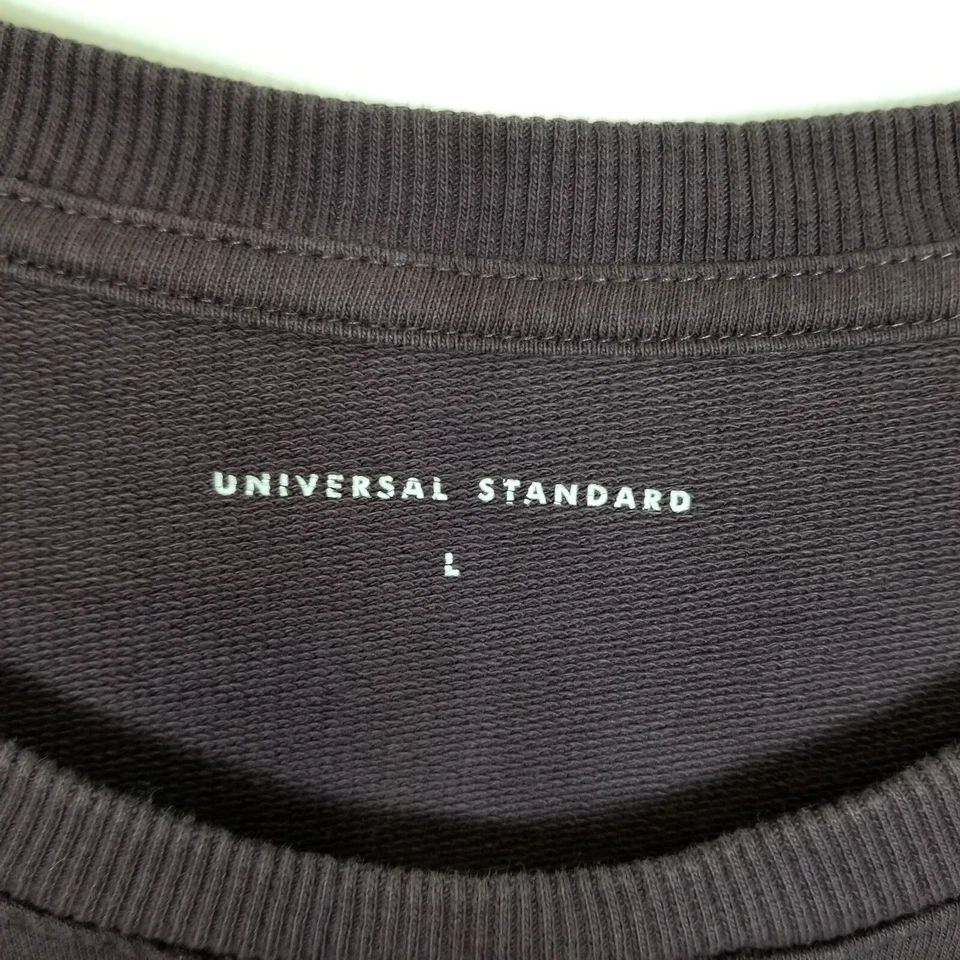 Sudadera Universal Standard Mujer Algodón Pima Grande 22/24 Berenjena Pullover Foto 4 de 4