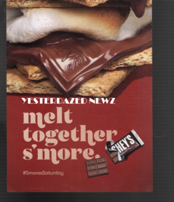 2019 Print Ad for Hersheys ''melt together s'more''