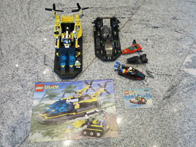 LEGO 6473 Luftkissenboot RES-Q Hovercraftcruiser + 6537+ 3-St.Boote + OBA