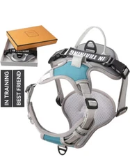 Wendisi No Pull  Size Small Dog Reflective Harness 2 Leash Clips