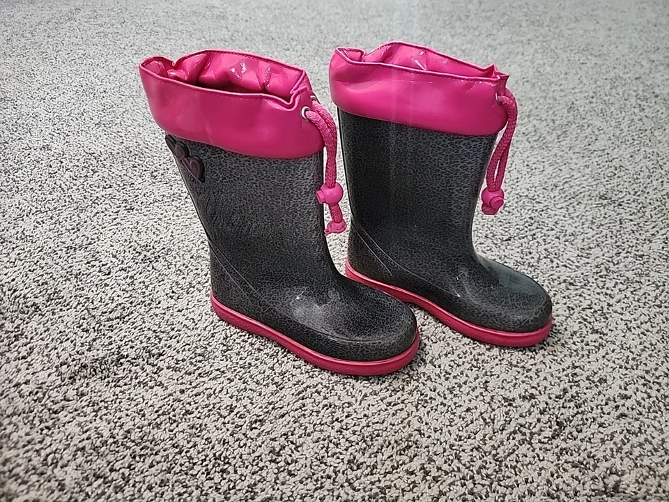 Igor Niñas Botas de Lluvia Talla 6 (32), Rosa y Gris  Foto 3 de 4