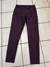 Z BY ZELLA NEW Wine High Rise LIVE-IN Fitness Pants w/ Side Pockets Sz S