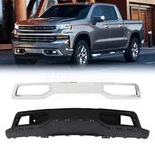 For 2019-2021Chevry Silverado 1500 Front Lower Valance & Chrome Skid Plate W/Z71