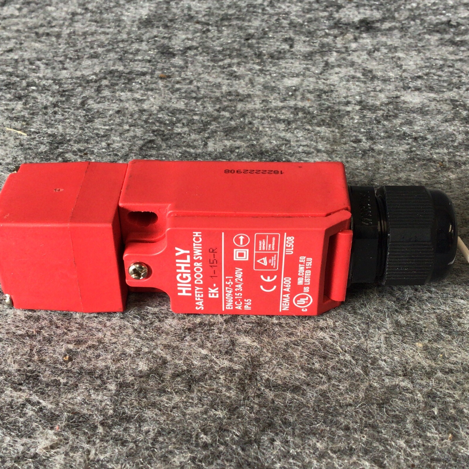 Highly Electric EK115R Safety Door Limit Switch ( Missing Key ) eBay