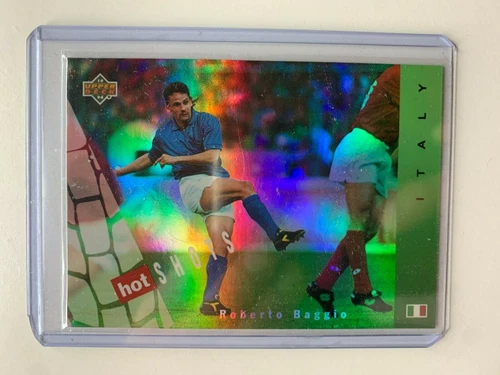 Roberto BAGGIO Italia Upper Deck Usa 94 EN-IT HOT SHOTS Foil N HS8