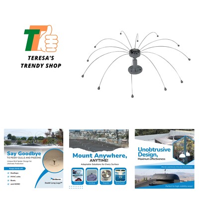 Innovative 8 Ft Bird Spider for Roofs & Boats - Easy Installation & Durable