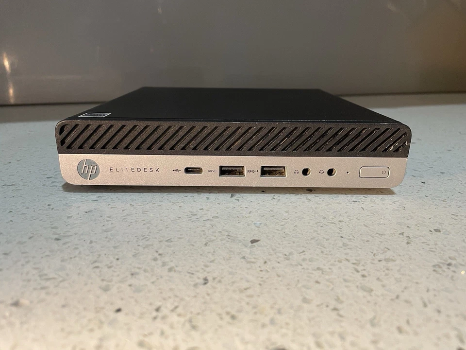 HP EliteDesk 705 G4 DM 35W Mini | AMD Ryzen 5 Pro 2400GE, 8GB RAM, 128GB SSD +PS - Image 2 of 4