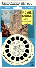 Royal Gorge and Central Colorado 3d View-Master 3 Reel Packet