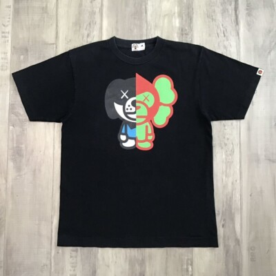 BAPE × KAWS milo T-shirt a bathing ape NIGO Black Size M | eBay