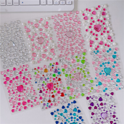 Simulation Diamond Sticker Face Sticker Photo Album Sticker Handbook Decor DIY