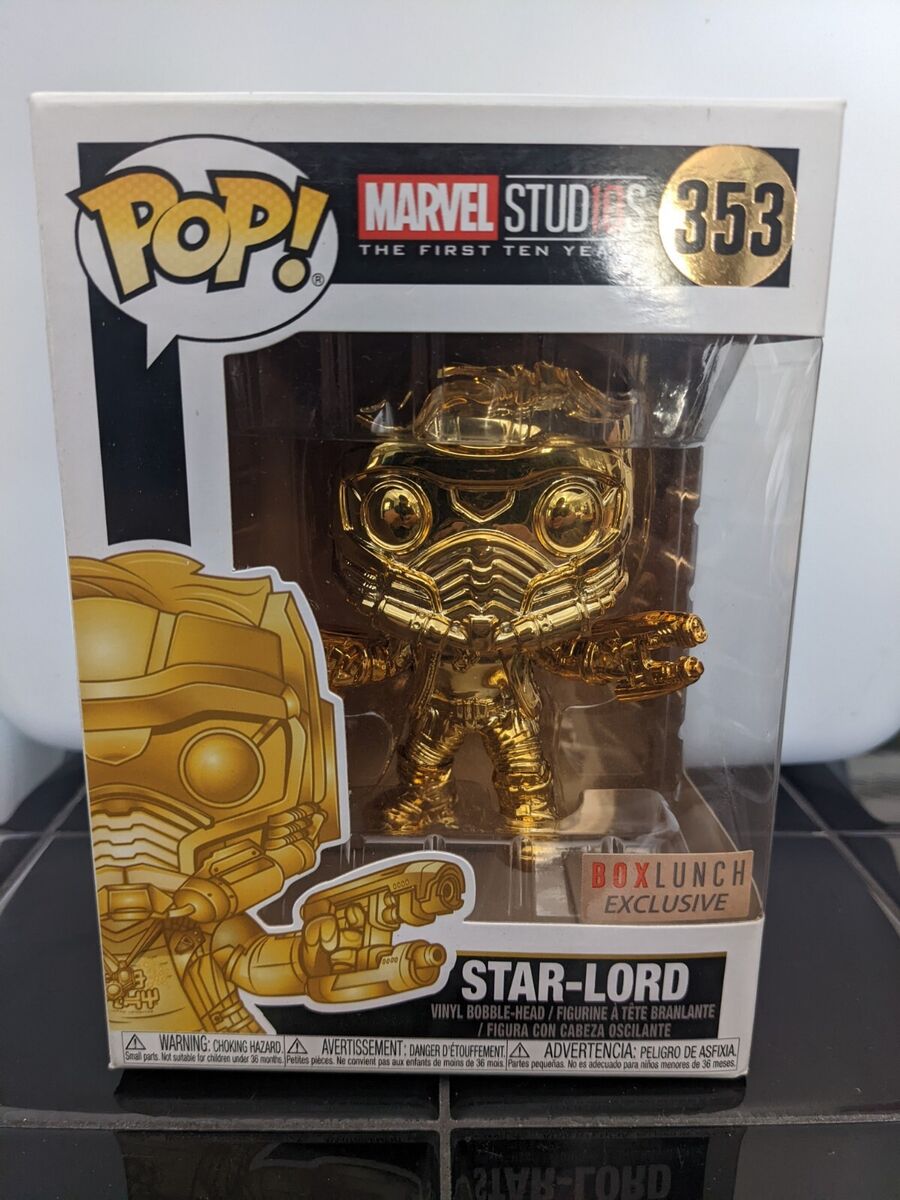 Star-Lord Gold Chrome Funko Pop! #353 - The Pop Central