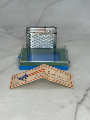 Vintage Bently Lighter w/Case Made in Austria w/Park Lighter Paper