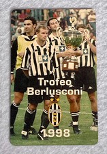 Scheda Telefonica Albacom Trofeo Berlusconi 1998 Juventus  tir: 3.000  (π032)