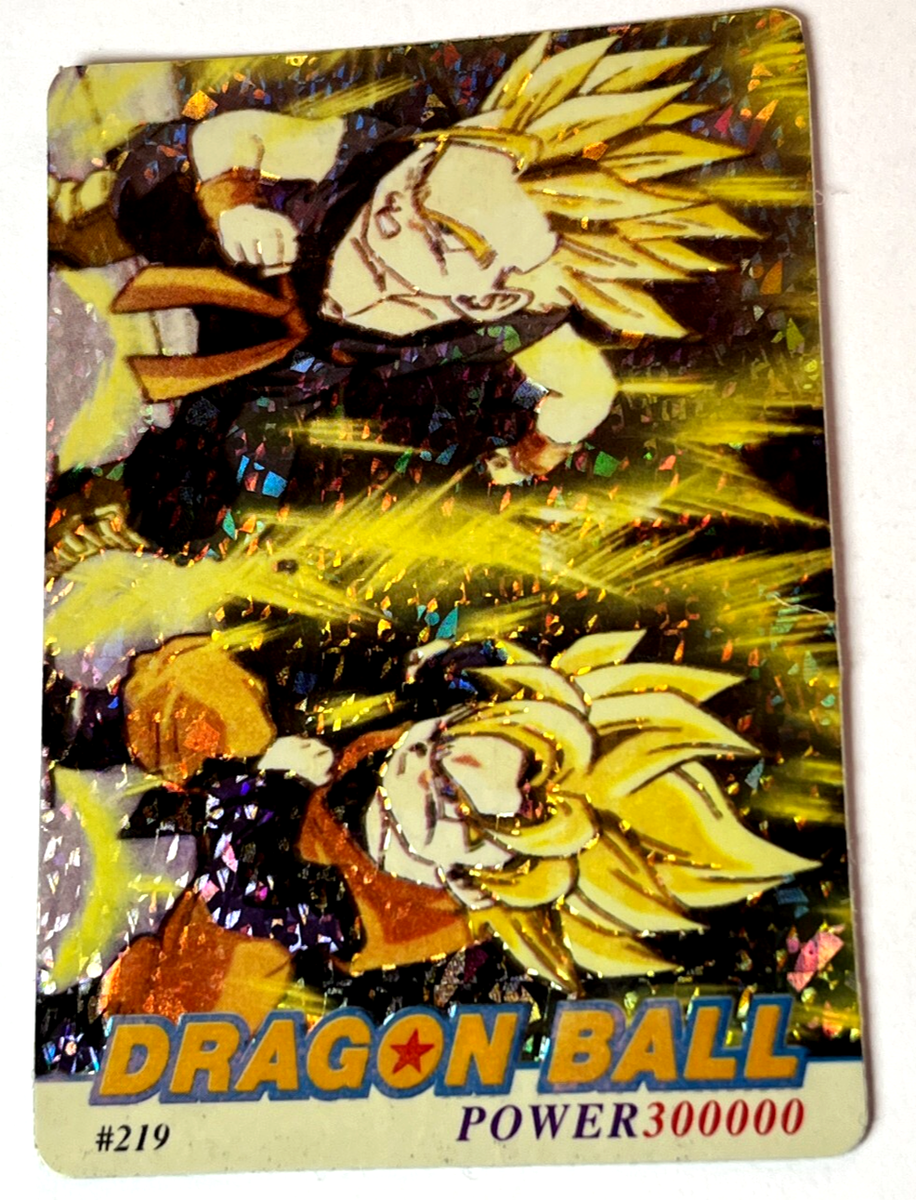 1997 DRAGON BALL Z Card #219 GOTEN & TRUNKS VTG Foil Variant | eBay
