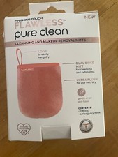 Finishing Touch Flawless Facial Mitt Makeup Remover Pure Clean 7-Day mitts NEW