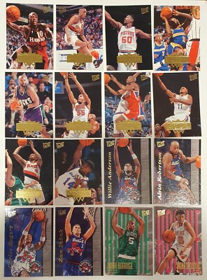 25lot Semistars + Rookies 1995-96 Fleer Ultra NBA Basketball Trading Cards