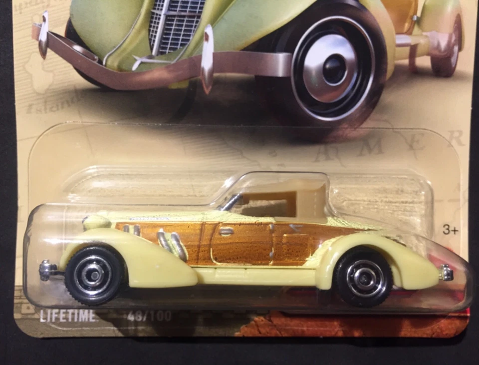 MATCHBOX 2023 - 1936 AUBURN SPEEDSTER 851 INDIANA JONES NEAR MINT VHTF CARD GOOD - Image 3 of 4