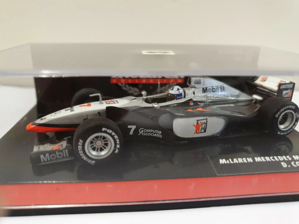 1/43 MINICHAMPS 530 984307 MCLAREN MP 4/ 13 MERCEDES D.COULTHARD F 1 1998 # 7 - Image 2 of 4